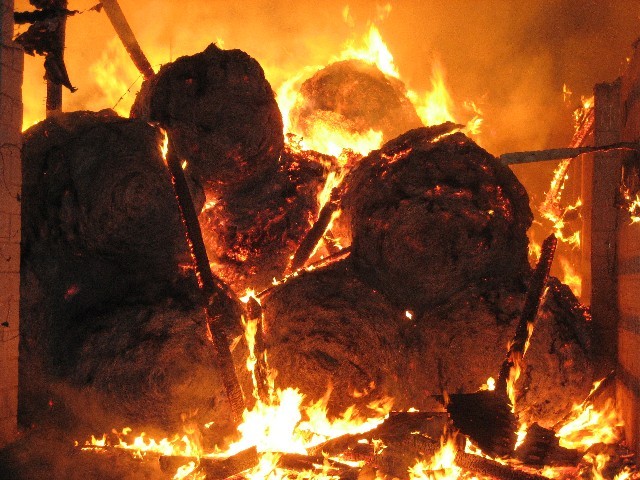 Barn Fire, Old Frederick Road 2005